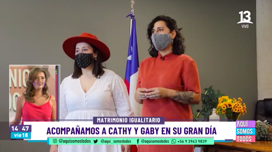 Cumplieron su sueño: La romántica historia de Gaby y Cathy