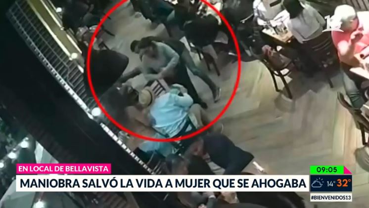 Dueño de restaurant salvó a clienta de ahogarse gracias a maniobra de Heimlich