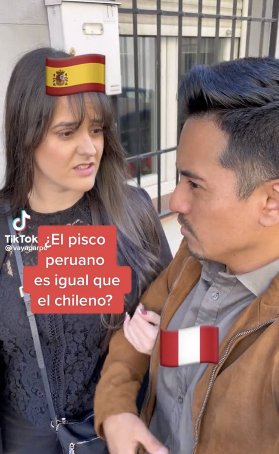 Tiktoker española criticó pisco chileno y lo comparó con trago peruano