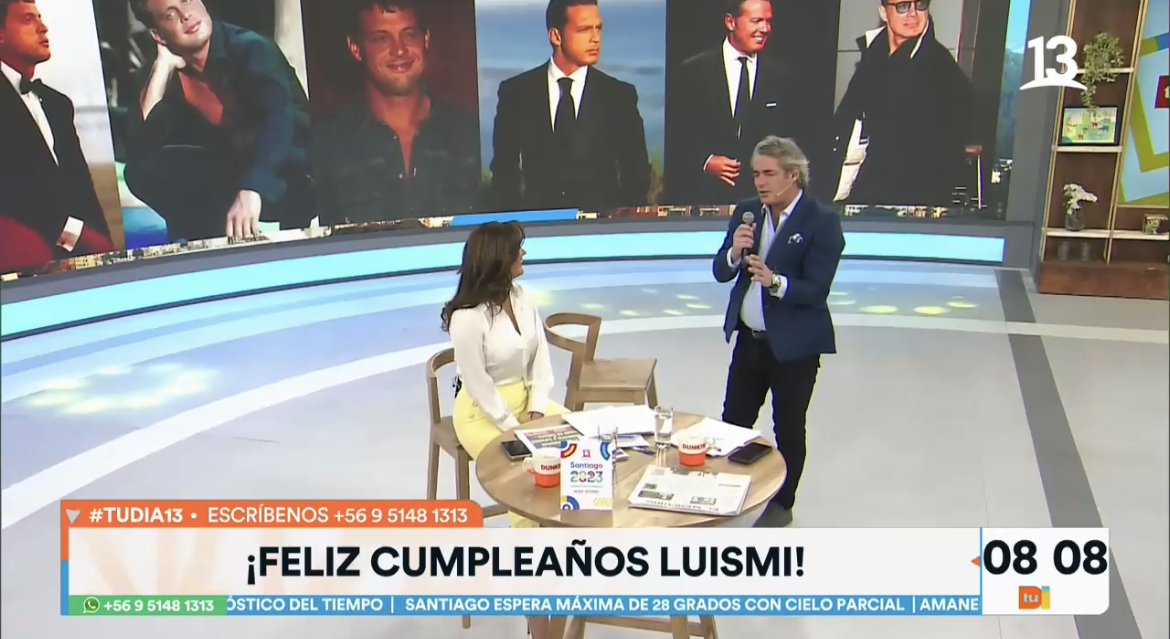 José Luis Repenning imitó a Luis Miguel en su cumpleaños