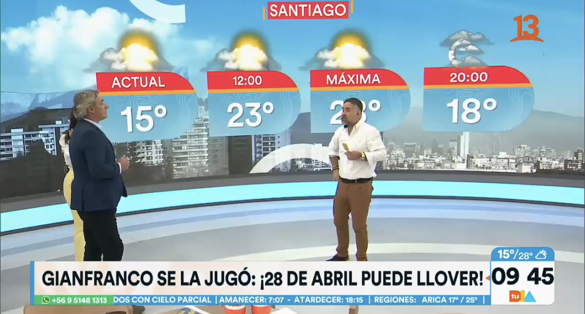 Anuncian las primeras lluvias del año en la zonal central