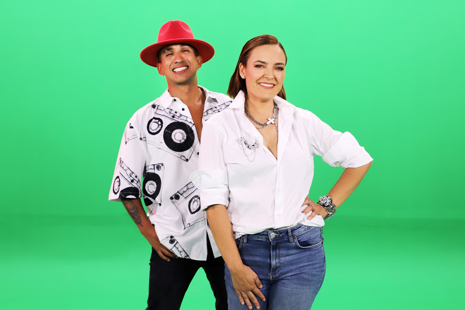 Janis Pope y Felipe “Negro” Basáez