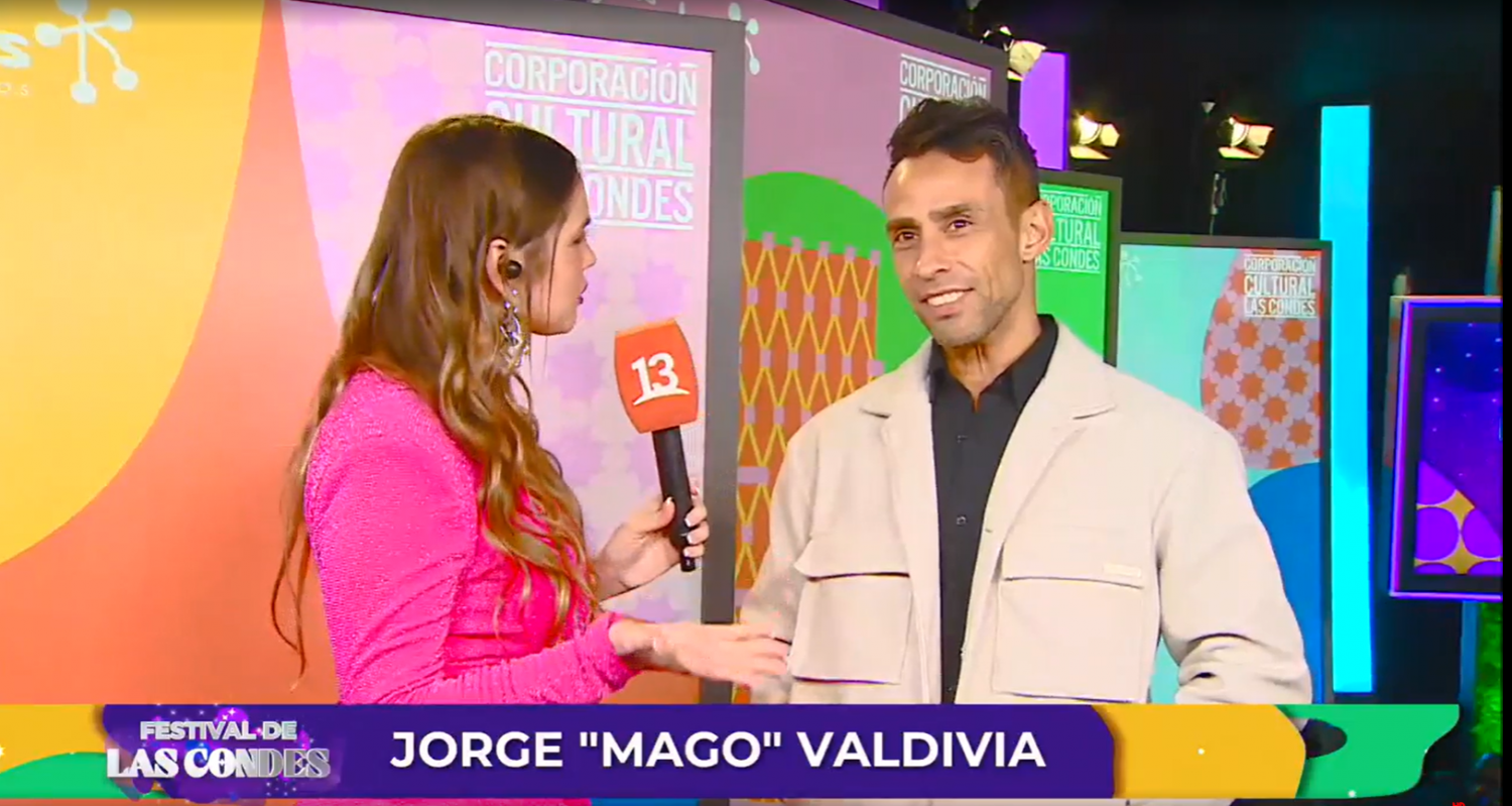 Jorge "Mago" Valdivia tuvo una sorpresiva aparición en reconocido festival musical