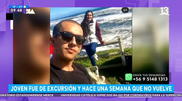 Desesperada búsqueda de joven que fue de excursión y desapareció