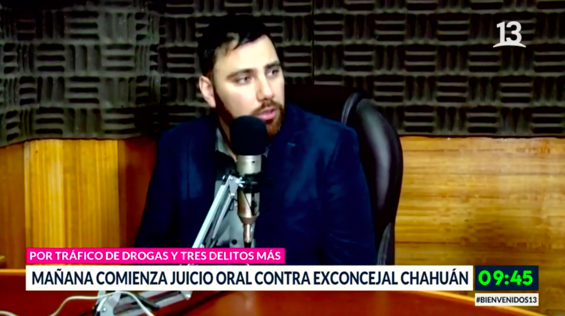 Exconcejal Chahuán enfrentará juicio por tráfico de drogas