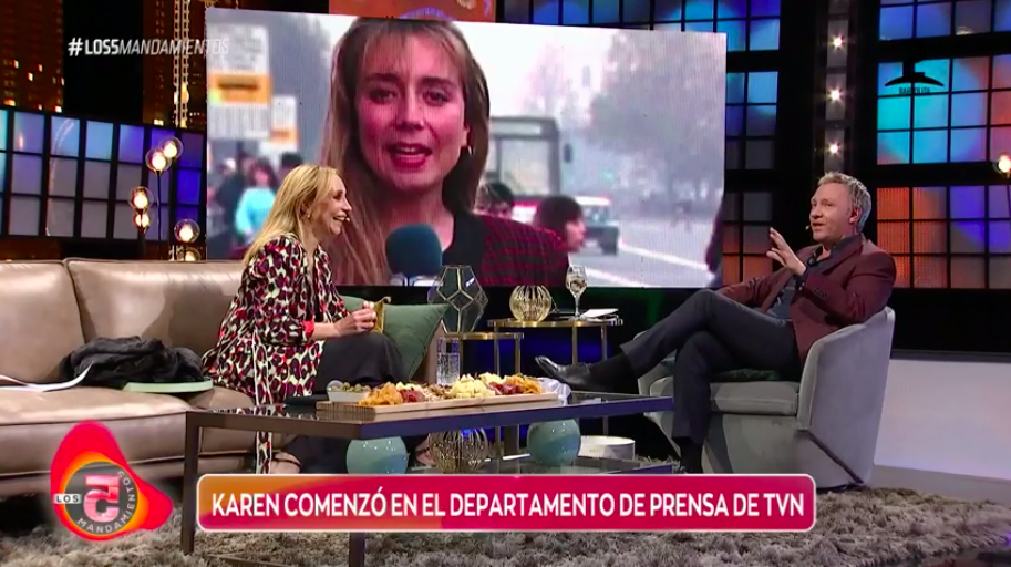 Karen Doggenweiler recordó su accidentado inicio en la televisión