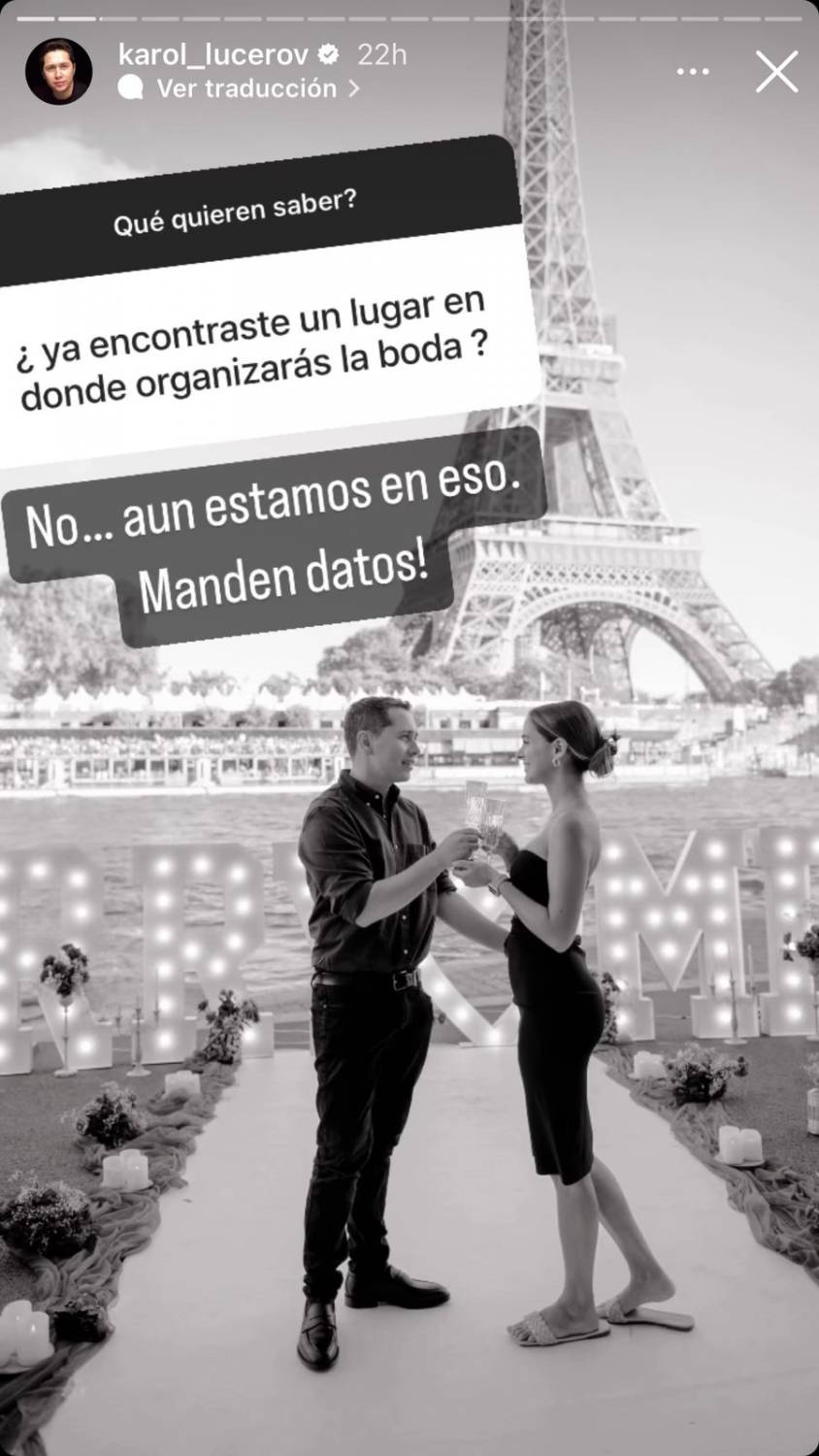 Karol Dance aclara dudas de su futuro matrimonio con Fran Virgilio 	