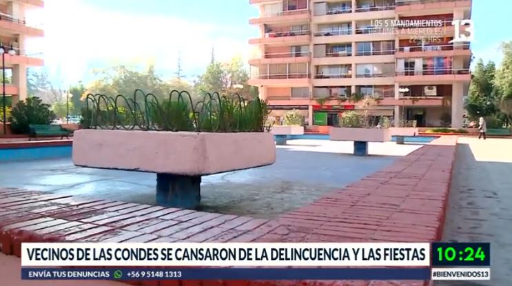 Vecinos de edificio de Las Condes denuncian ola de delincuencia