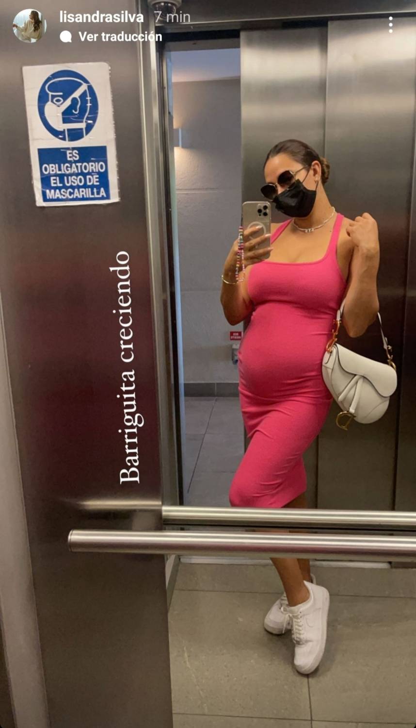 Lisandra Silva muestra el avance de su embarazo 
