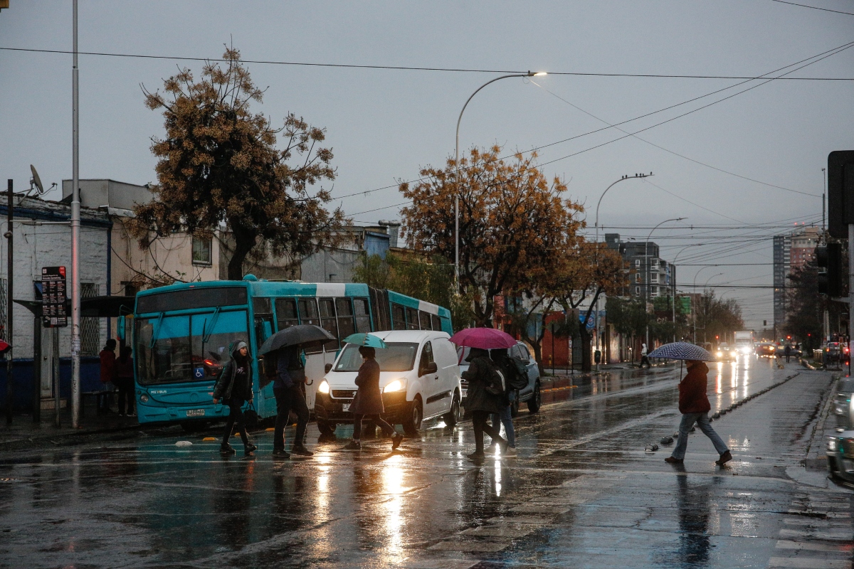 Lluvias en Santiago