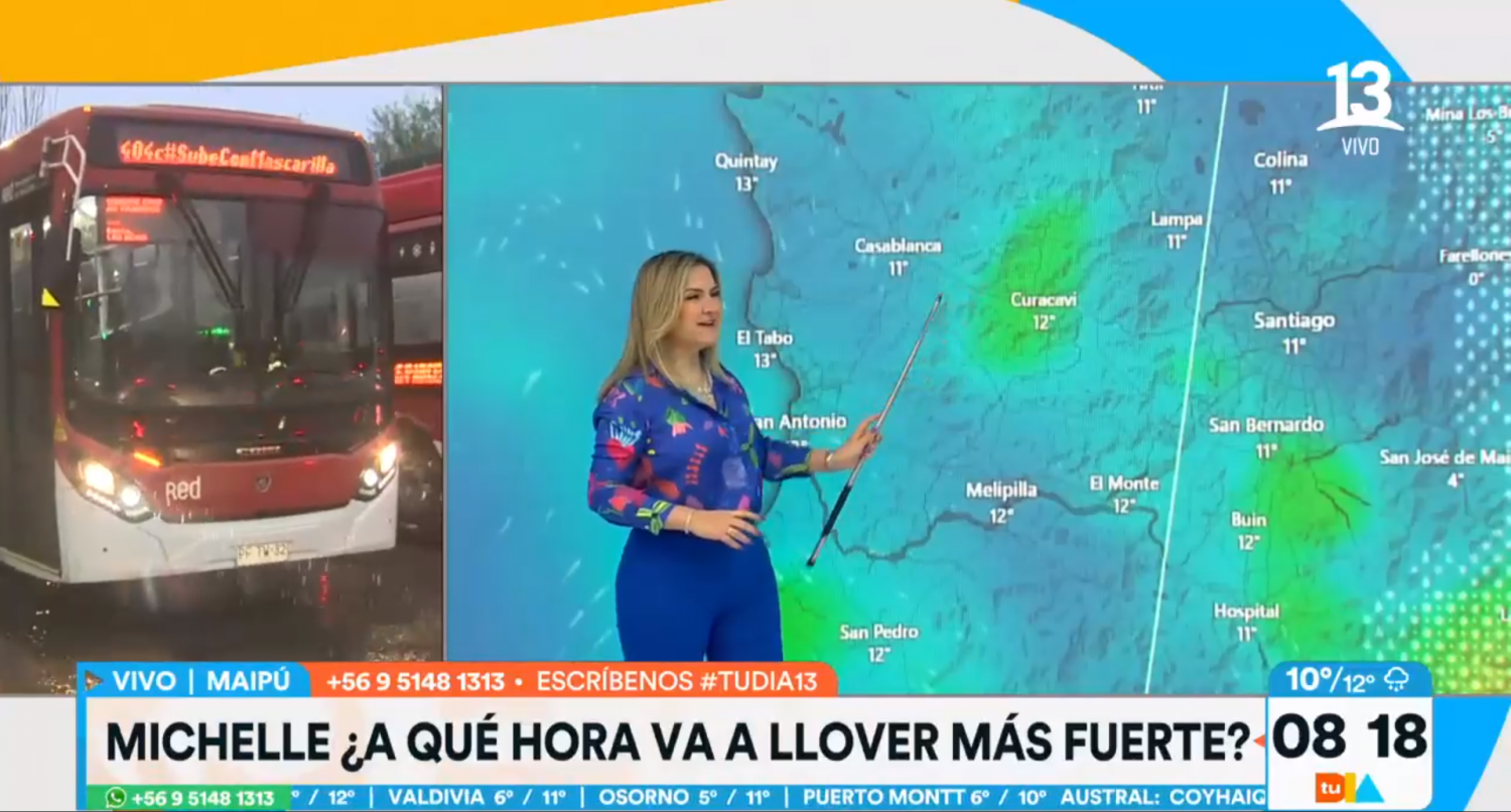 Revisa a qué hora va a llover con mayor intensidad este miércoles 