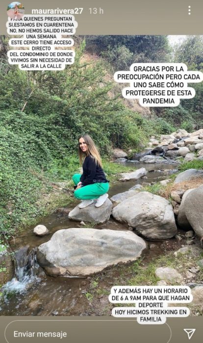 Maura Rivera Enfrenta Criticas Por Hacer Trekking En Cuarentena