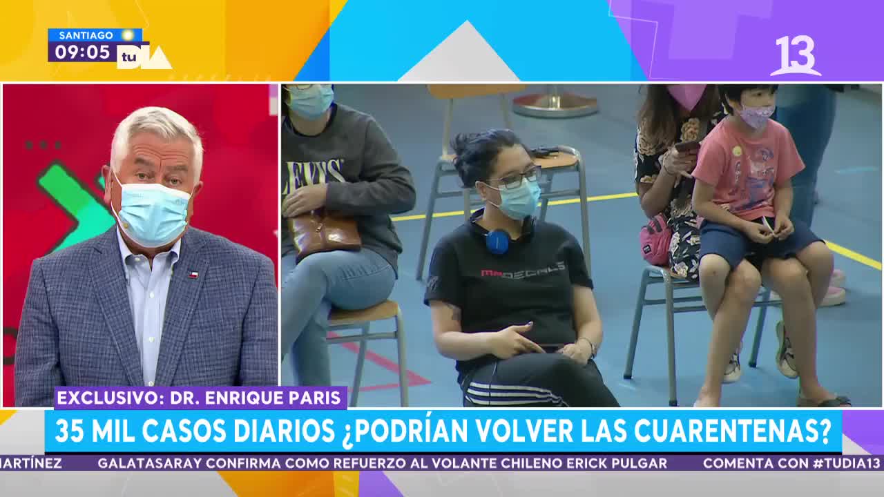 Ministro Paris aclaró si volverán las cuarentenas ante alza de contagios