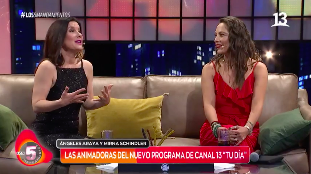 Ángeles Araya y Mirna Schindler contaron cómo se enteraron de que animarían juntas “Tu Día”