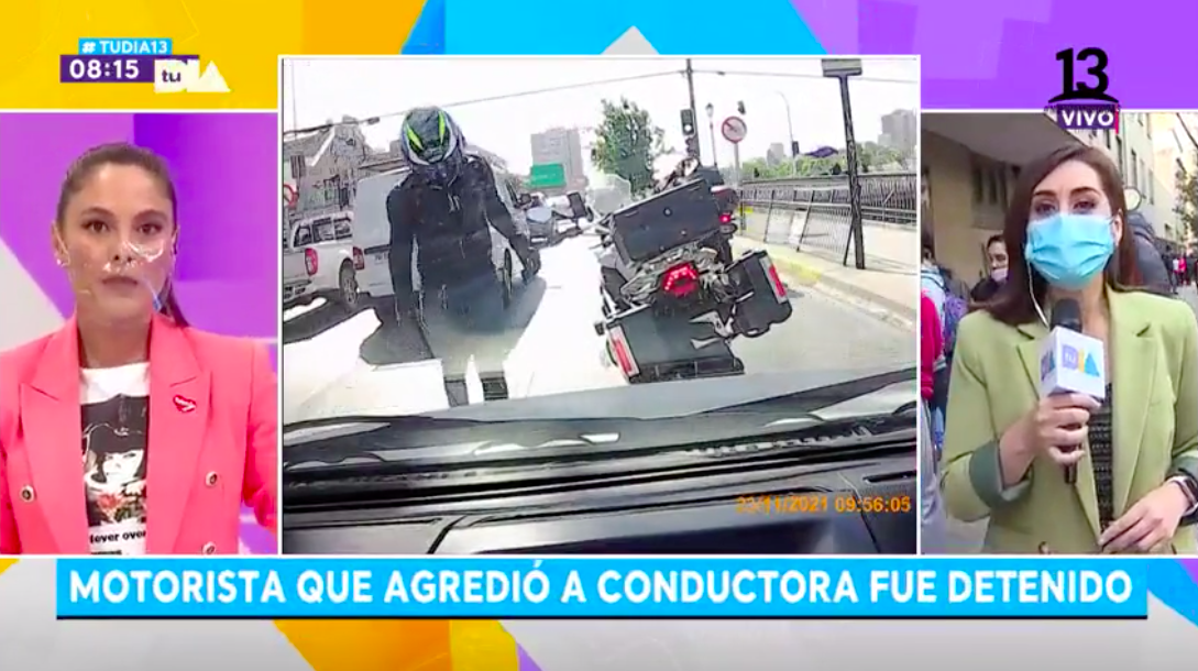 Motorista que agredió a conductora con una cadena fue detenido