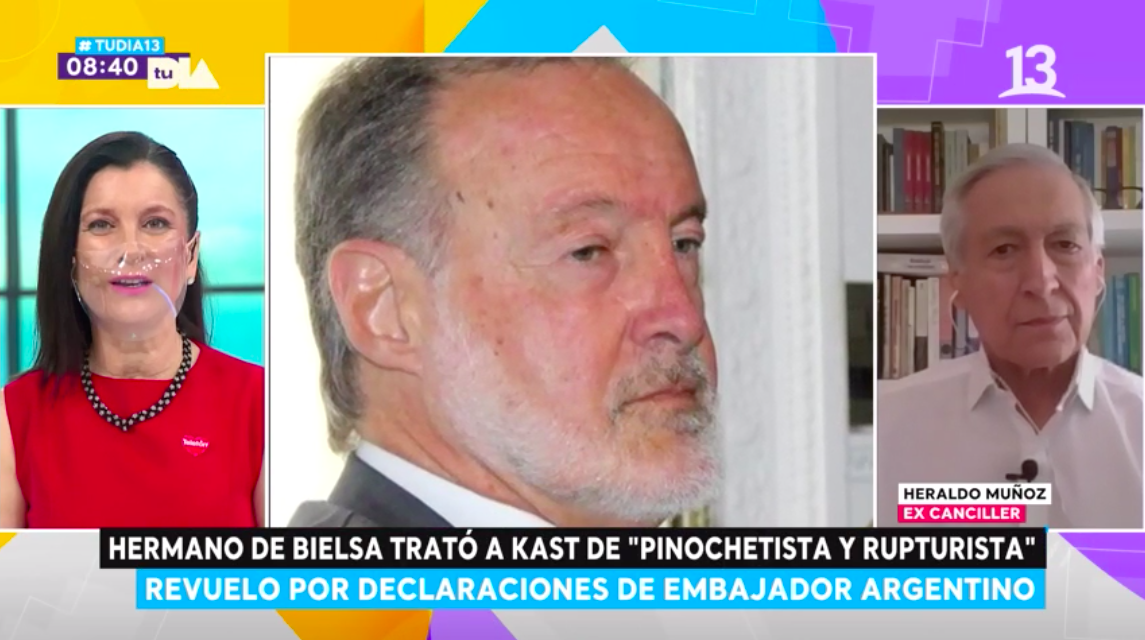 “Se excedió”: Heraldo Muñoz condenó declaraciones de embajador Bielsa