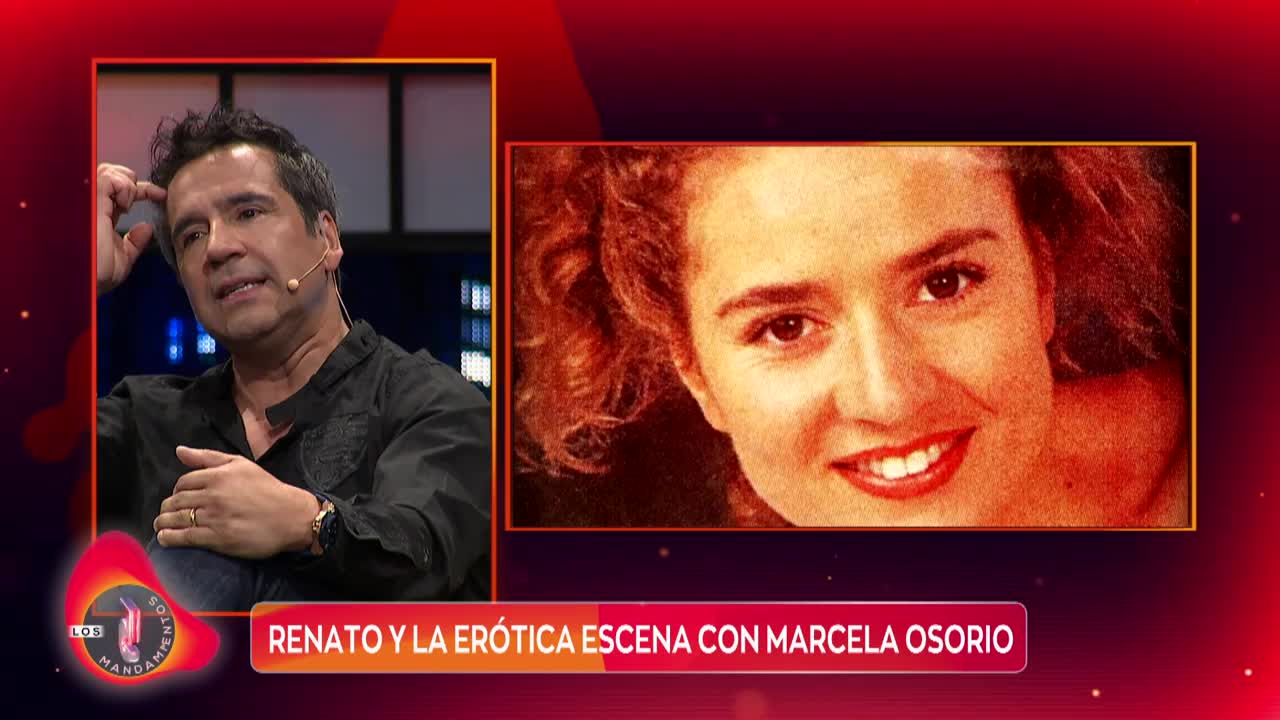 La complicación de Renato Munster al grabar escena íntima con Marcela Osorio
