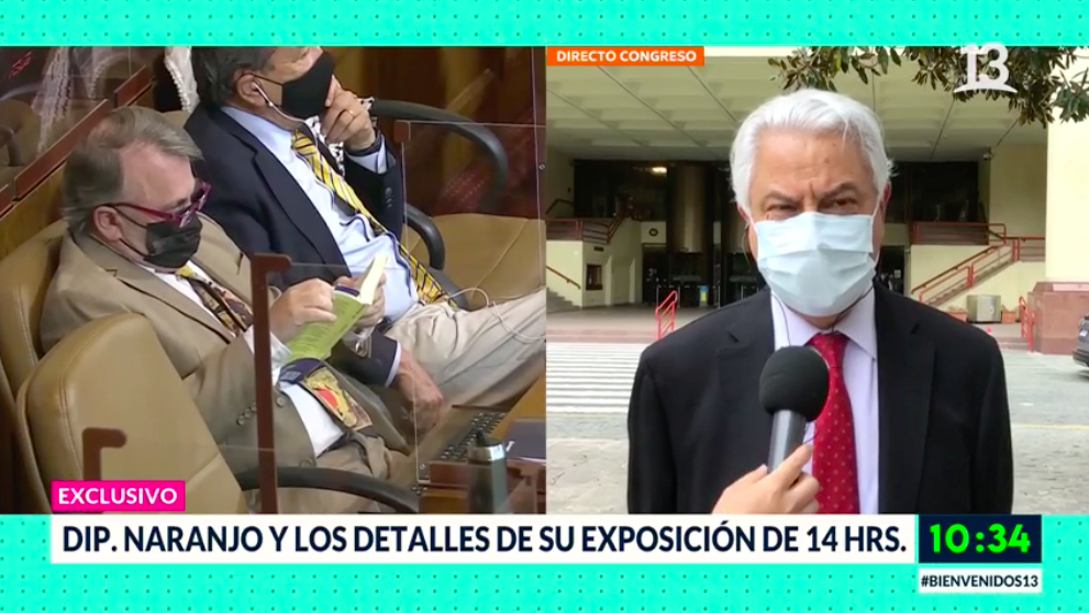 Diputado Naranjo quedó sin voz tras larga exposición en el Congreso 