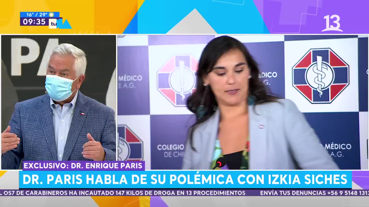 Ministro Paris y la elección de Izkia Siches como ministra del Interior: “No me lo imaginé”