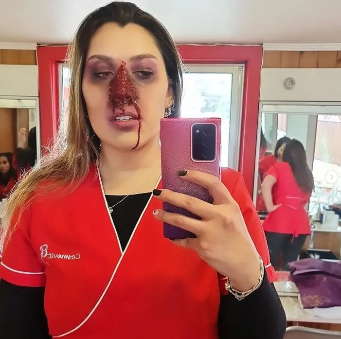 Hija de Paty Maldonado saca aplausos con maquillaje de Hellboy