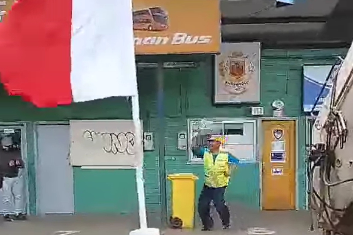 Emocionante cueca a la bandera de trabajador de Purranque