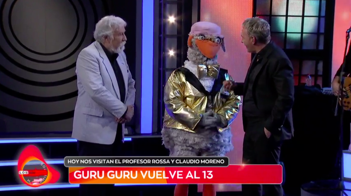 El divertido reencuentro de Guru Guru con el Profesor Rossa