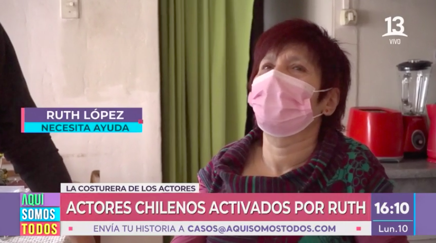 Actores chilenos se activaron por Ruth y su rehabilitación