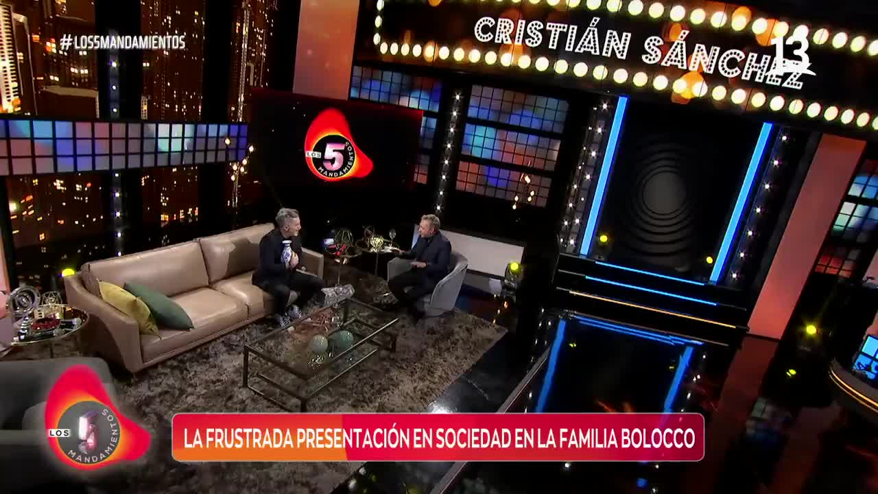 Cristián Sánchez relató cómo fue su peor día con la familia Bolocco