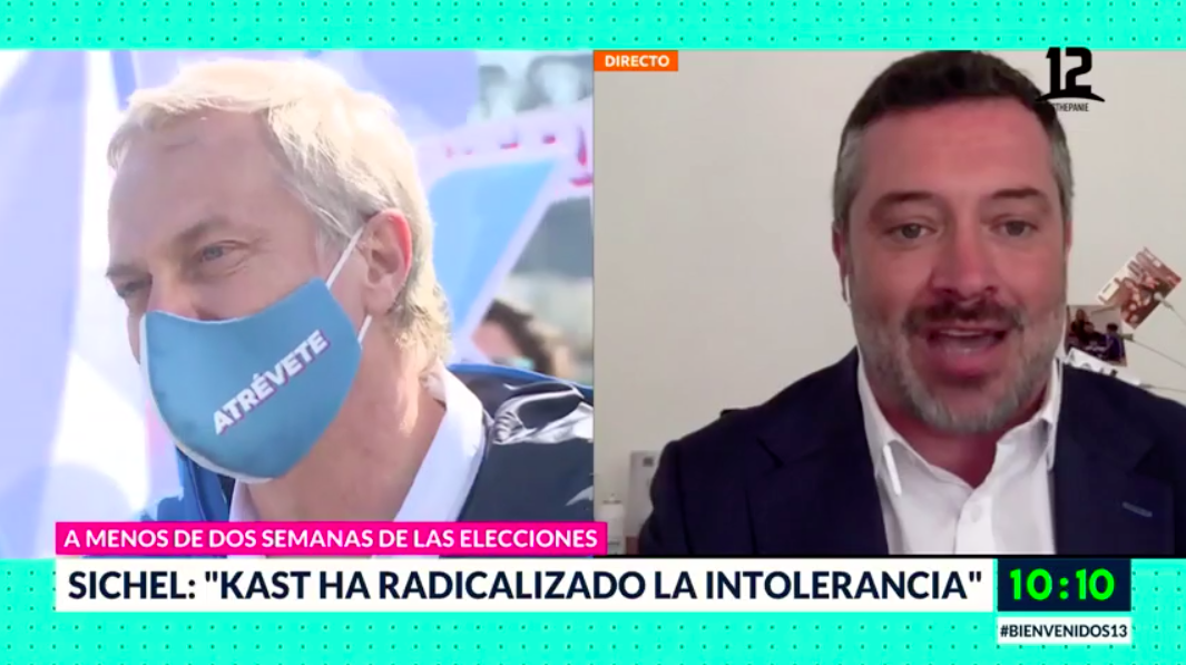 Sichel afirma que Kast “ha ido radicalizando un discurso más intolerante”