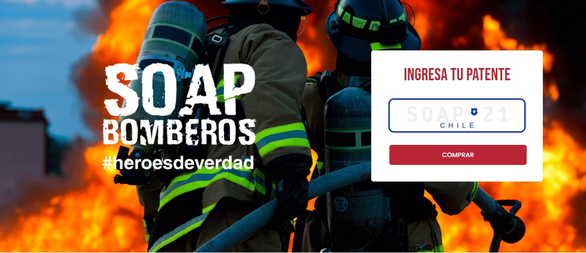 Bomberos de Chile Lanzan campaña para recaudar dinero a través del SOAP