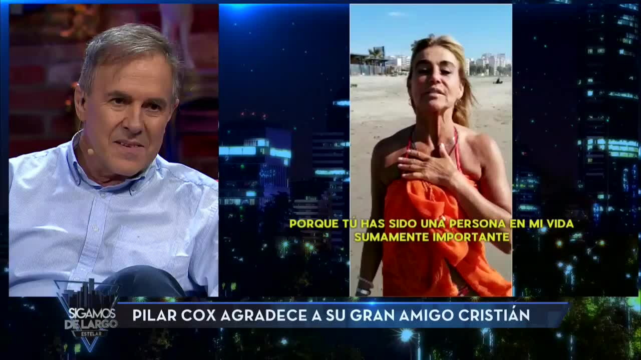 “Sigue estupenda”: Pilar Cox reaparece en televisión con look playero