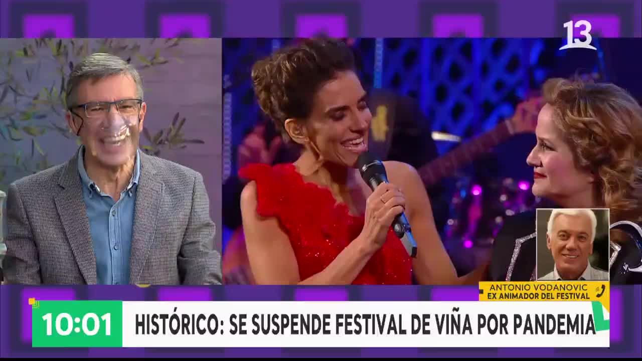 Antonio Vodanovic le hace reclamo en vivo a Joaquín Lavín