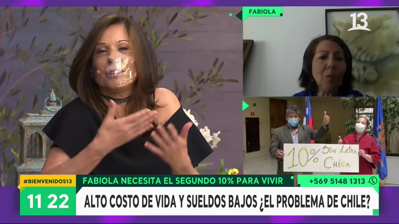 María Laura Donoso no alcanzó a pagar sus cuentas con el 10%