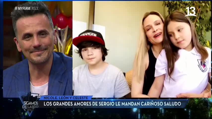 Nicole sorprende a Sergio Lagos con video junto a sus hijos