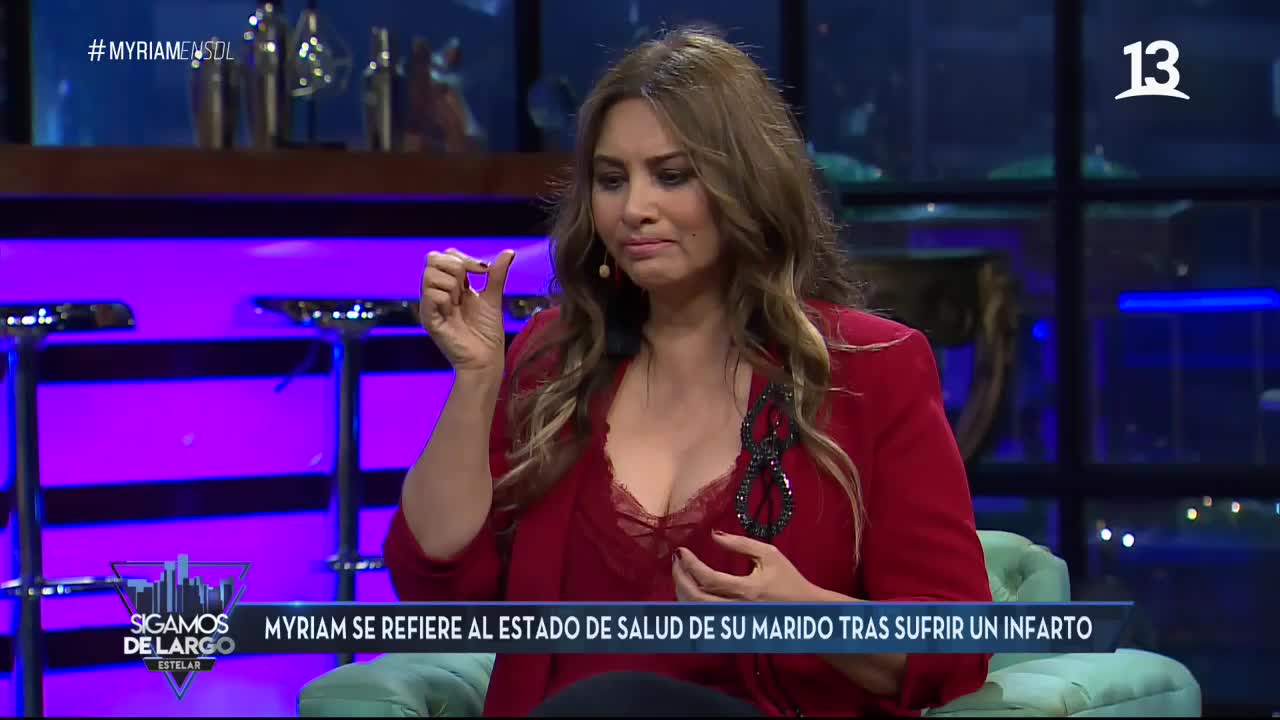 “Palabra” de Dios presagió infarto del marido de Myriam Hernández