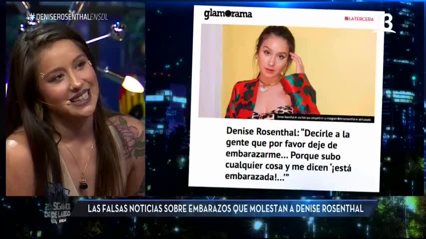 Denise Rosenthal enfrenta falsos rumores de embarazo