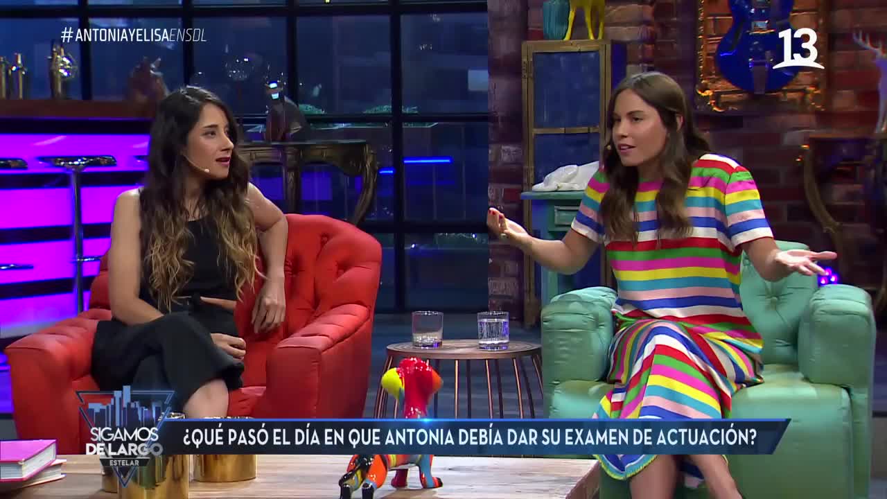 Antonia Santa María contó divertida anécdota en escuela de teatro