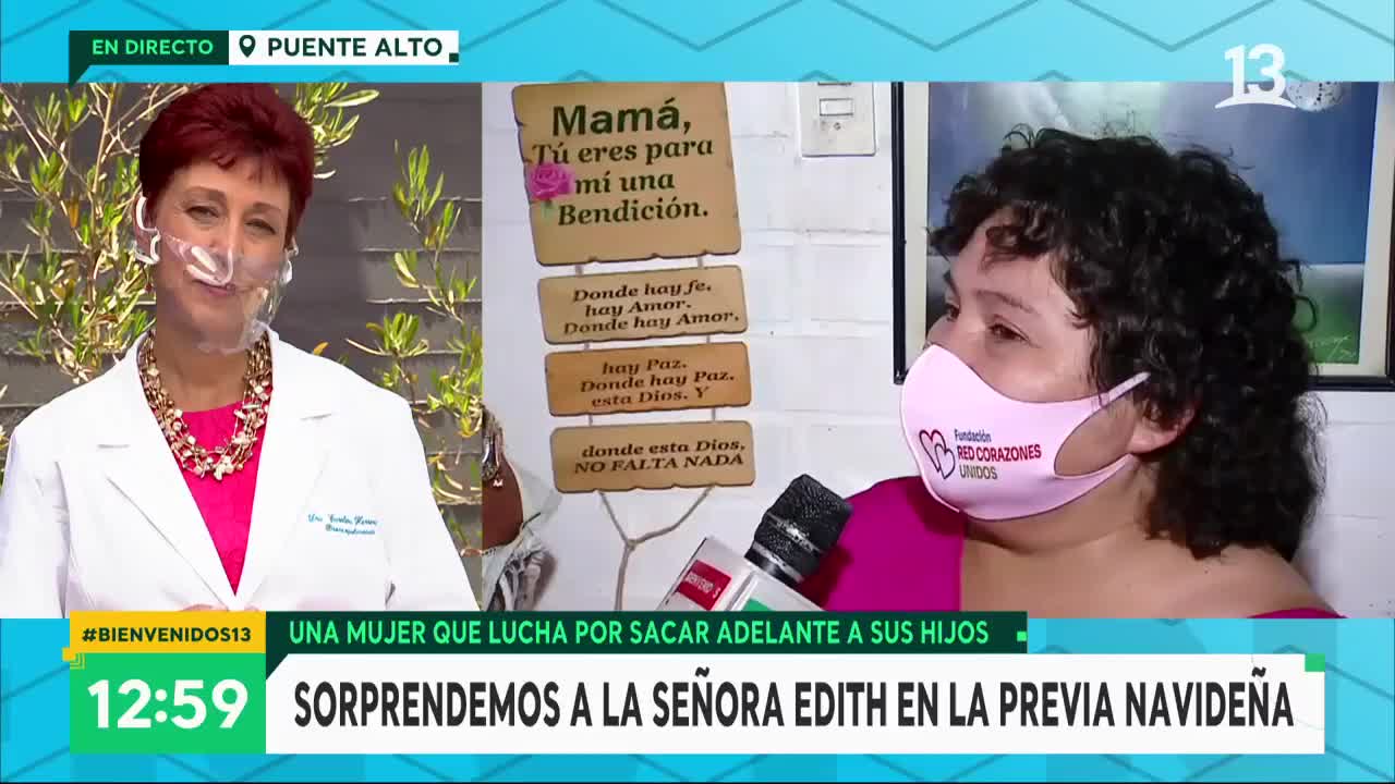 Raquel se quebró con la historia de una madre de Puente Alto