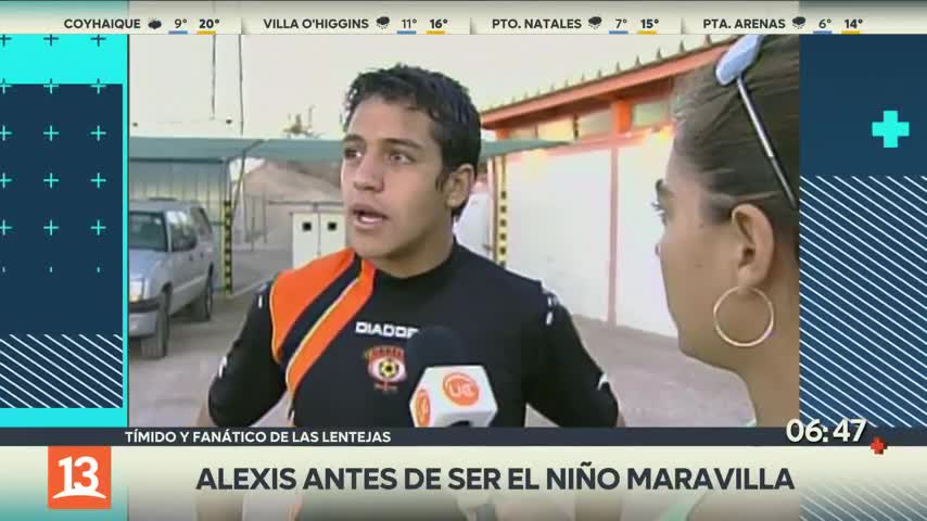 Los inicios de Ángeles Araya entrevistando a Alexis Sánchez