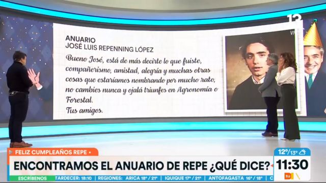 Anuario escolar de José Luis Repenning: ¿Qué dice?