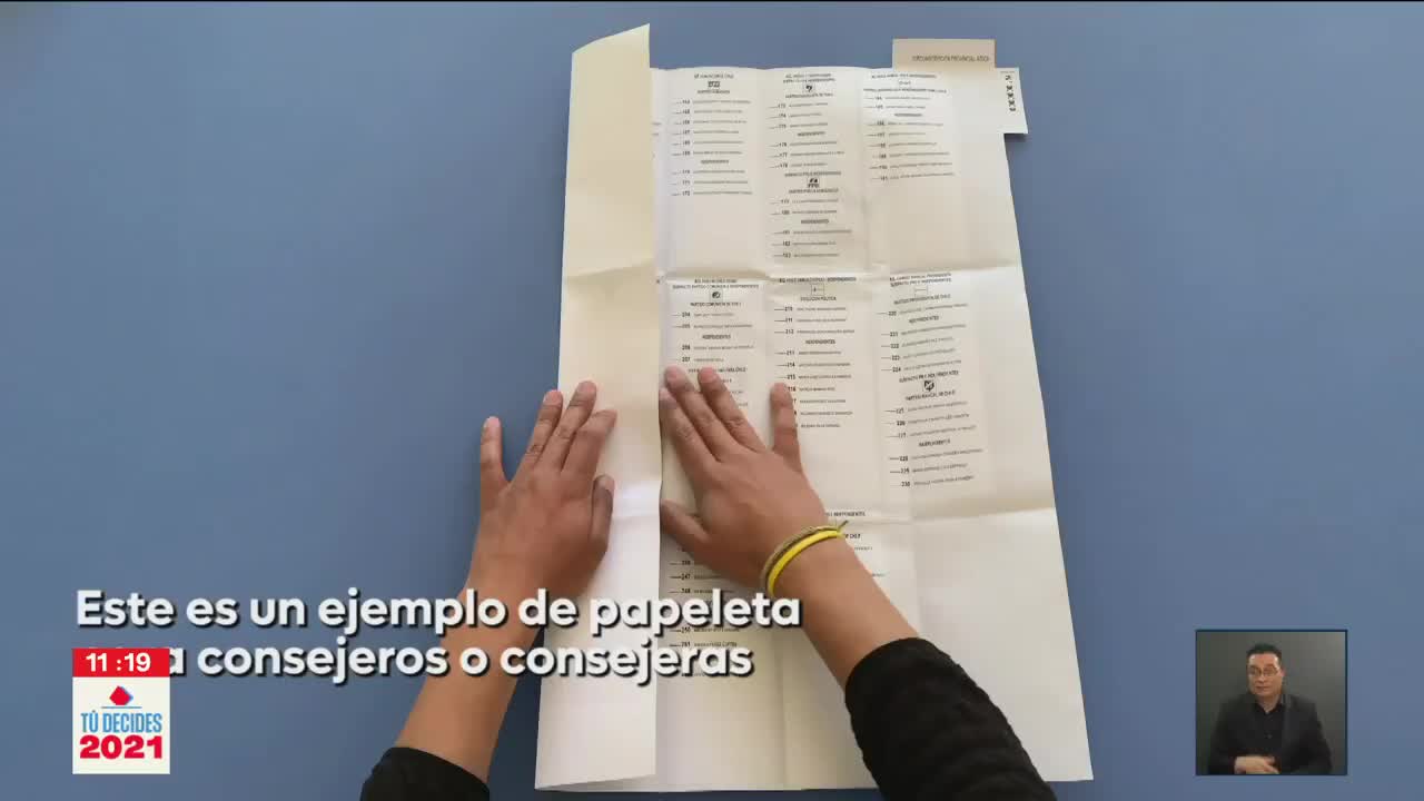 Elecciones 2021: Conoce cómo doblar correctamente el voto