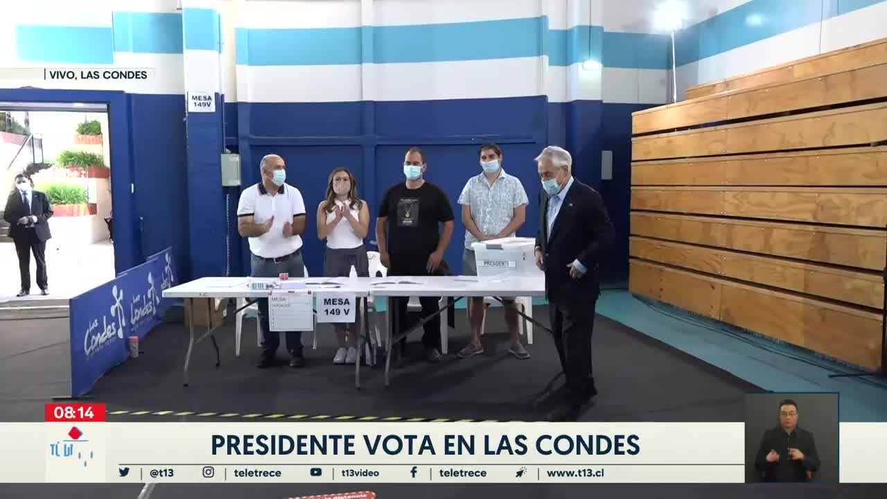 “Presidente, su cédula”: Sebastián Piñera vive chascarro tras votación