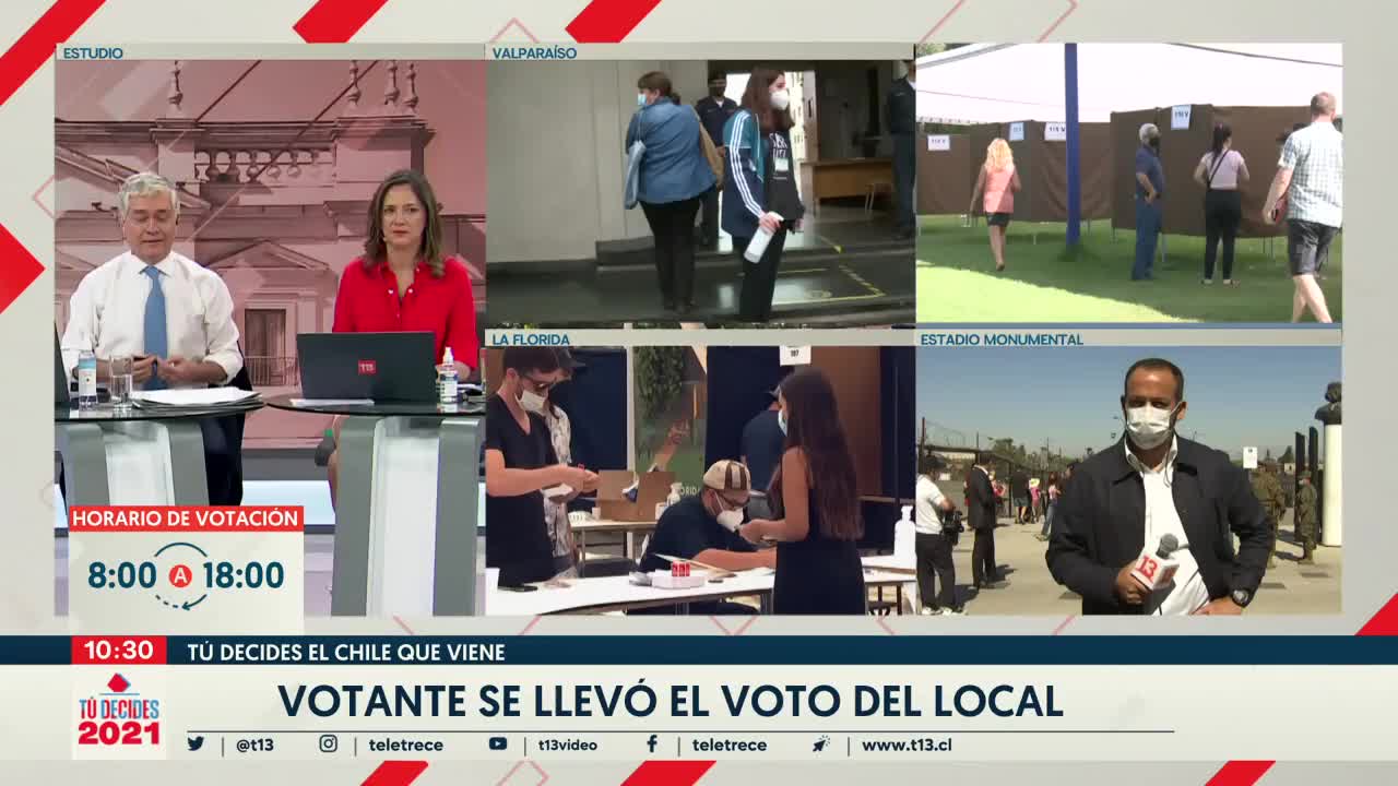 ¡Insólito! Elector se llevó voto de local en Valparaíso