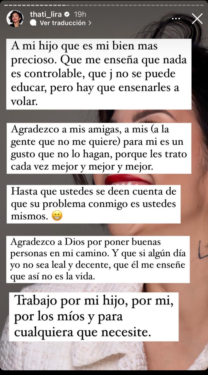 “Quiero solo agradecer…”: Thati Lira celebró sus 40 años con especial reflexión