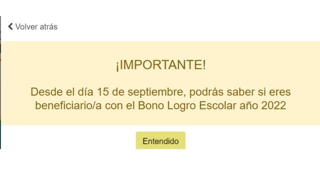 Ya hay fecha para la publicación de beneficiarios del Bono Logro Escolar: ¿Quiénes recibirán $67 mil?