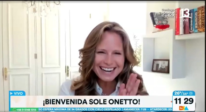 Soledad Onetto regresa al 13: Repe y Priscilla Vargas le dieron la bienvenida 