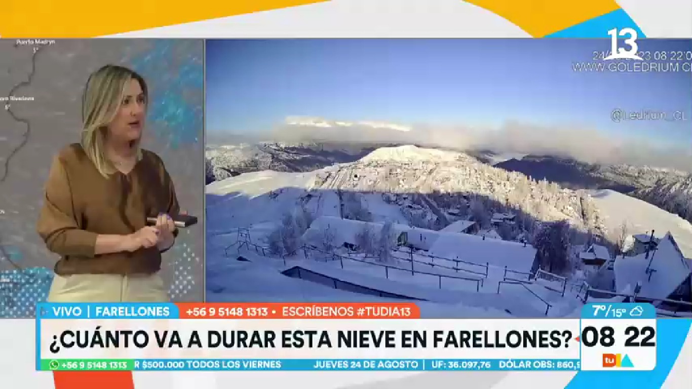 Farellones se cubrió de nieve: ¿Cuánto va a durar este panorama?