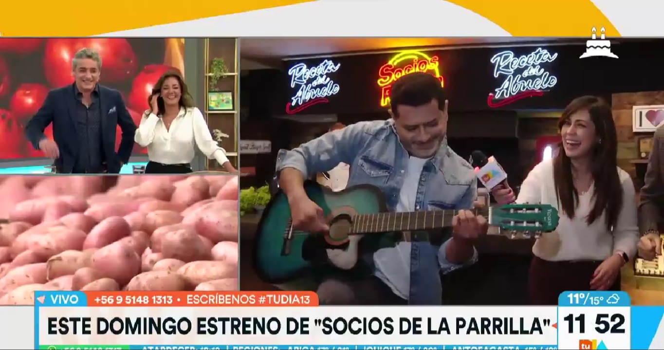 Pedro Ruminot sacó carcajadas con canción sobre alza de las papas