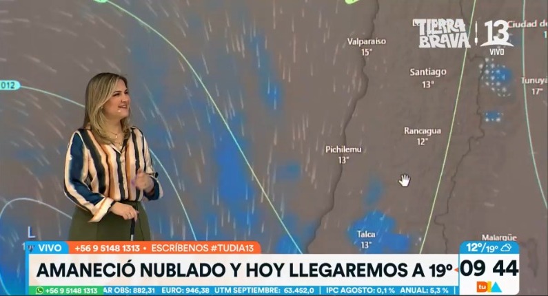 Michelle Adam adelantó cómo estará el clima en los próximos días 