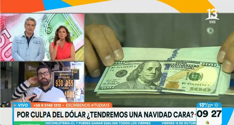 Alza en precio del dólar: ¿Subirá la bencina, electrodomésticos y juguetes?